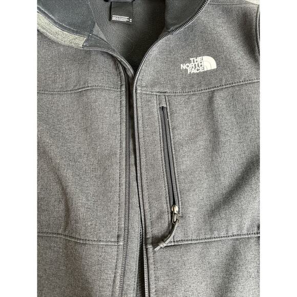 Womens The North Face Soft Shell Jacket Wind Wall dark grey/charcoal Size medium - Picture 5 of 16